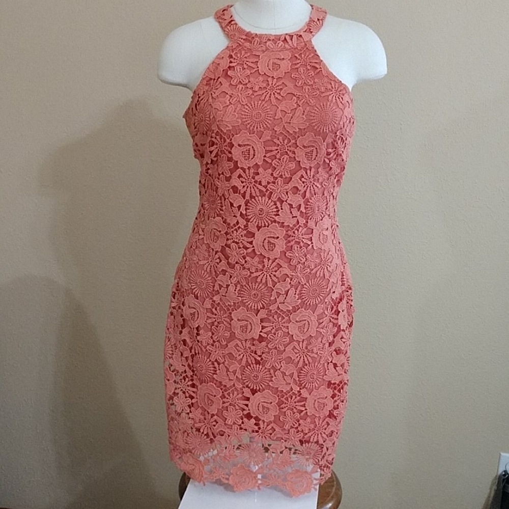 Lulu's Mid Length Halter Dress Size M